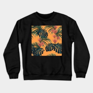 Orange jungle Crewneck Sweatshirt